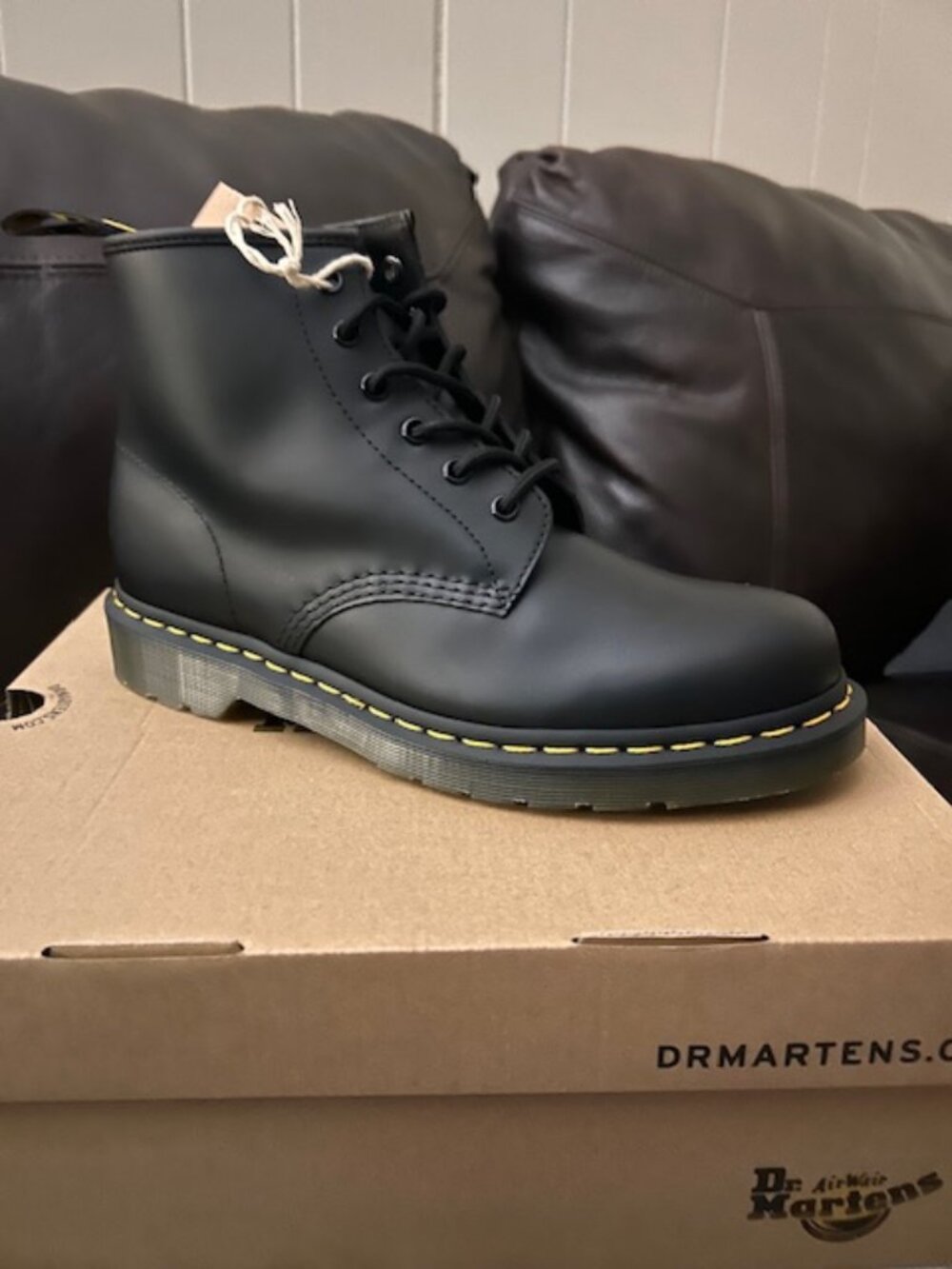 Dr. Martens 101 Yellow Stitch Women's size 10
